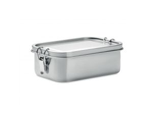 Cutie de prânz din inox,750ml, personalizata cu logo – Argint Mat